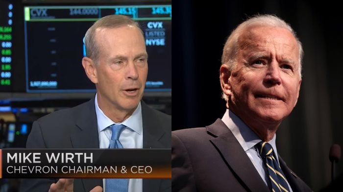 You are currently viewing Biden Bristles After Chevron CEO Fires Back At Administration’s Energy Policies