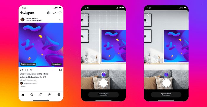 You are currently viewing Instagram’s Testing AR Elements Within Stories and its New NFT Display Features