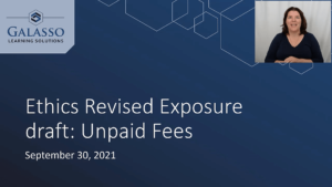 Read more about the article GLS Blog: Ethics Revised Exposure draft: Unpaid Fees